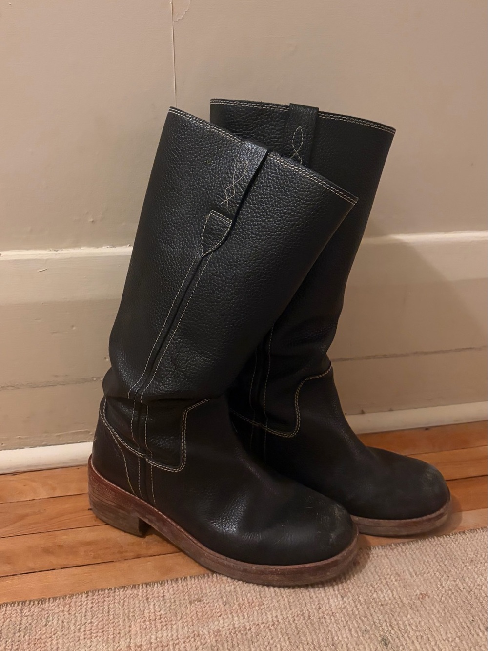 Free People Blake campus boots size 8.5 women’s black